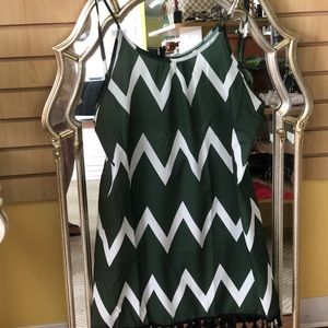 Chevron Tank Top Cover Up Dress